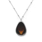 Be The Life with Fiery Elegance Oval Necklace | Unique Necklace for Gift Giving and Special Occasions